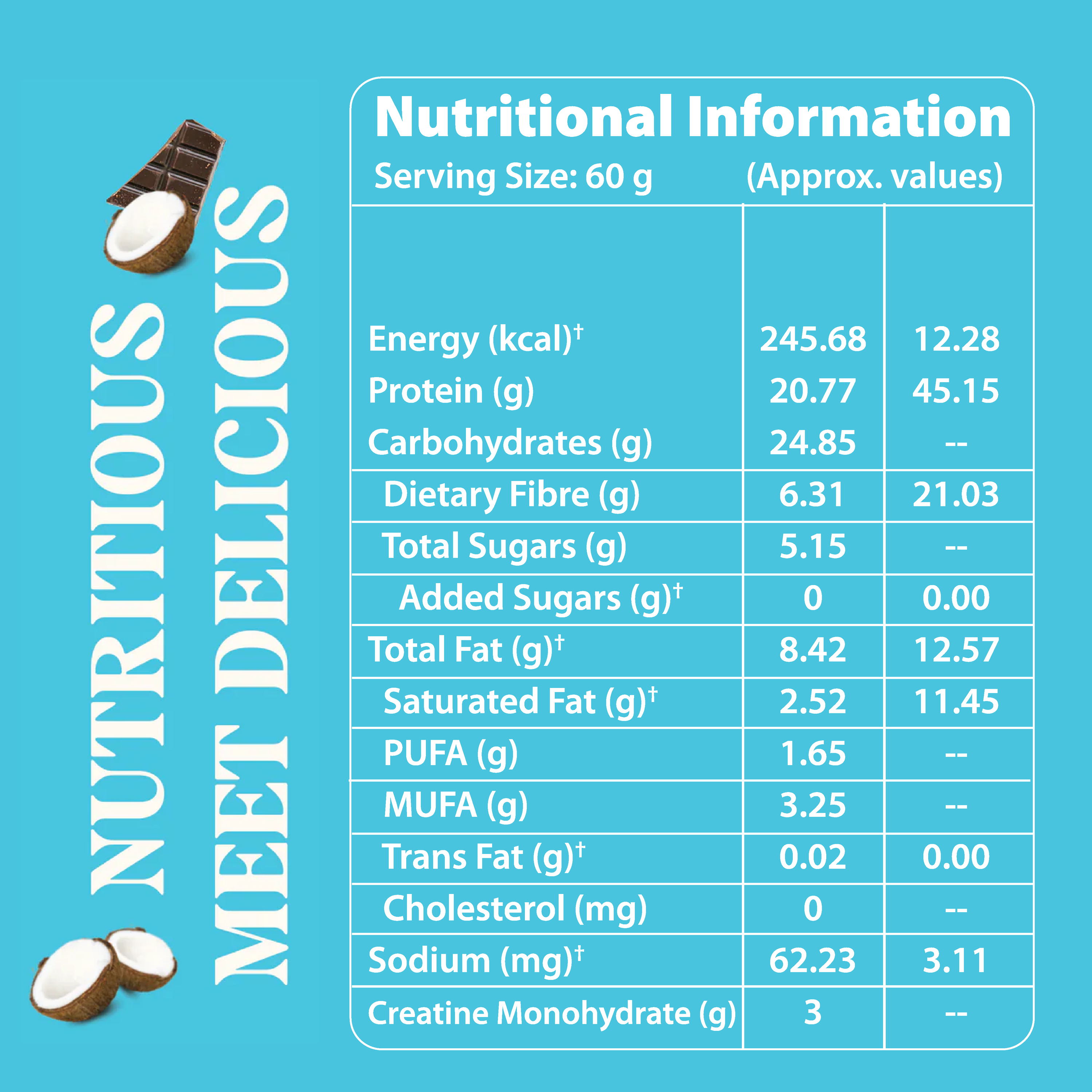 Creabar (Coconut Crunch) - Weekly Bundle (pack of 21)