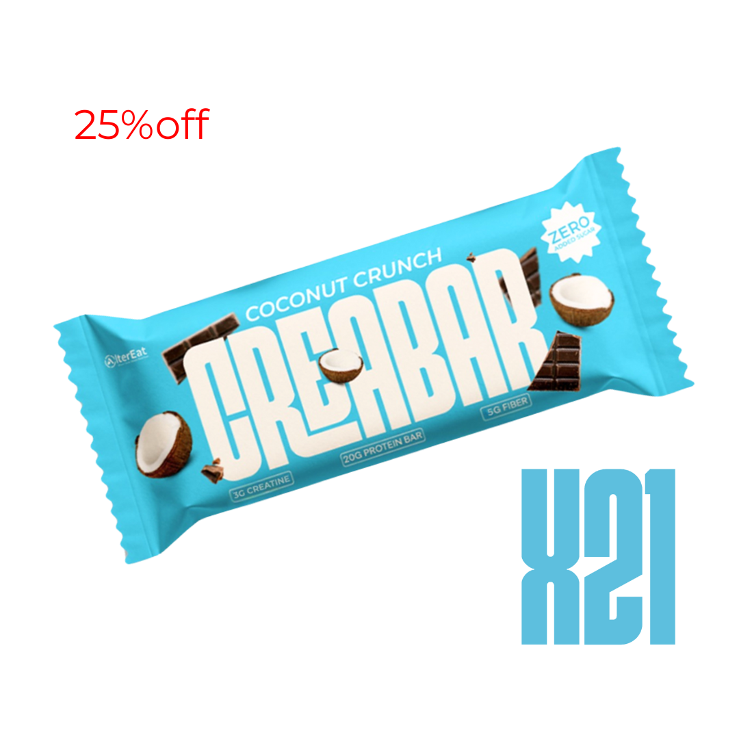 Creabar (Coconut Crunch) - Weekly Bundle (pack of 21)