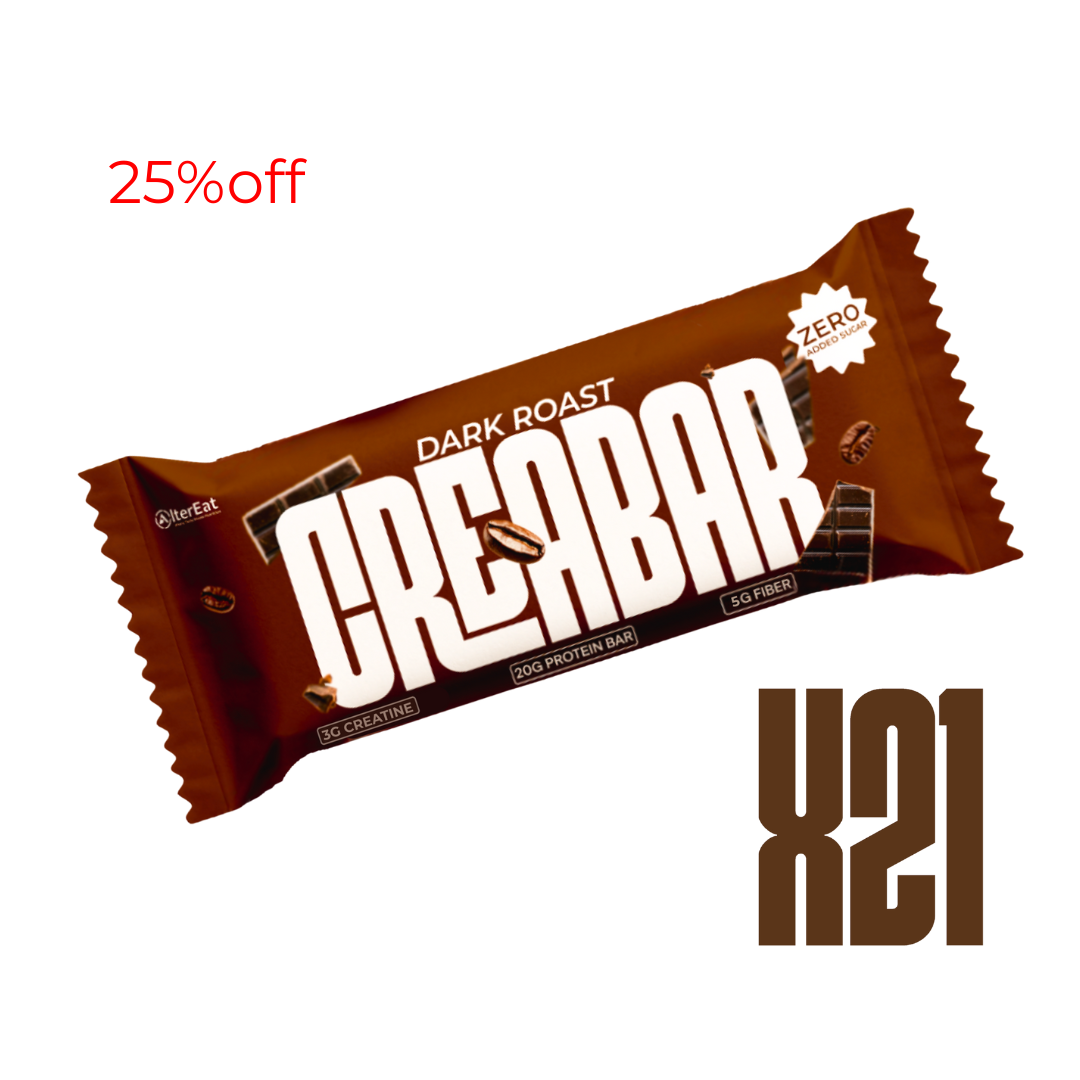 Creabar (Dark Roast) - Weekly bundle (pack of 21)