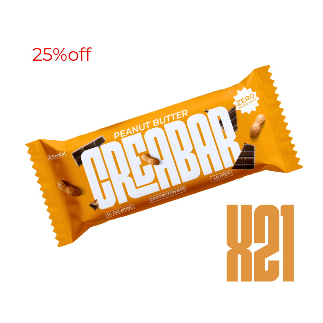 Creabar (Peanut Butter) - Weekly bundle (pack of 21)