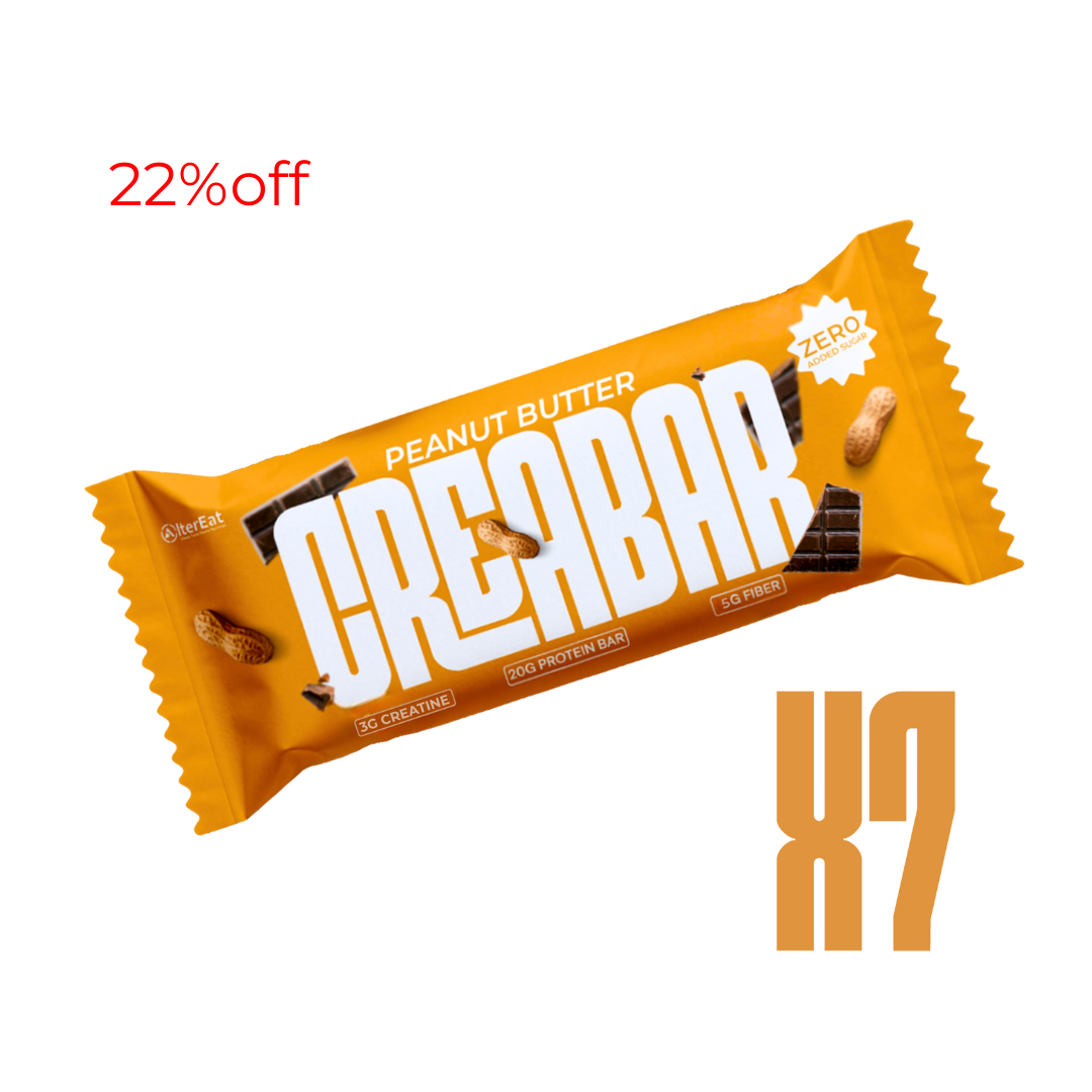 Creabar (Peanut Butter) - Weekly bundle (pack of 7)