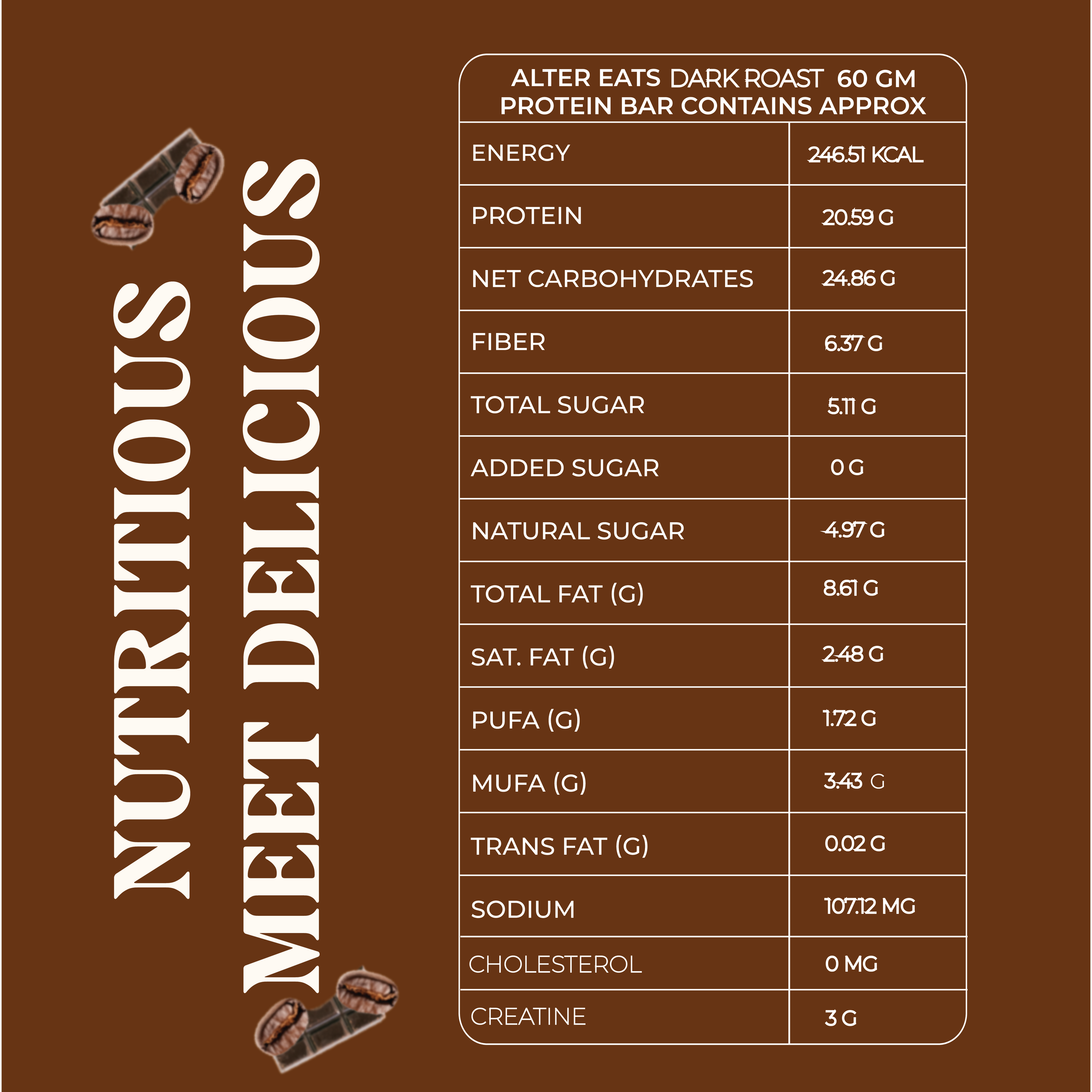Creabar (Dark Roast) - Weekly bundle (pack of 7)